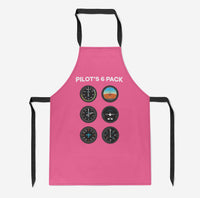 Thumbnail for Pilot's 6 Pack Designed Kitchen Aprons