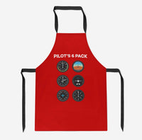Thumbnail for Pilot's 6 Pack Designed Kitchen Aprons