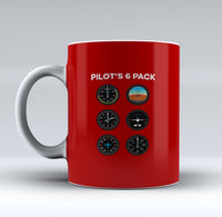 Thumbnail for Pilot's 6 Pack Designed Mugs