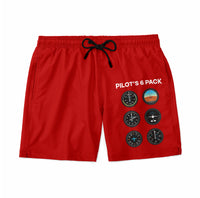 Thumbnail for Pilot's 6 Pack Designed Swim Trunks & Shorts