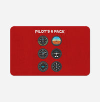 Thumbnail for Pilot's 6 Pack Designed Bath Mats