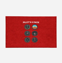 Thumbnail for Pilot's 6 Pack Designed Door Mats