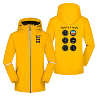 Thumbnail for Pilot's 6 Pack Designed Rain Coats & Jackets