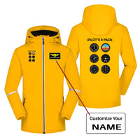 Thumbnail for Pilot's 6 Pack Designed Rain Coats & Jackets