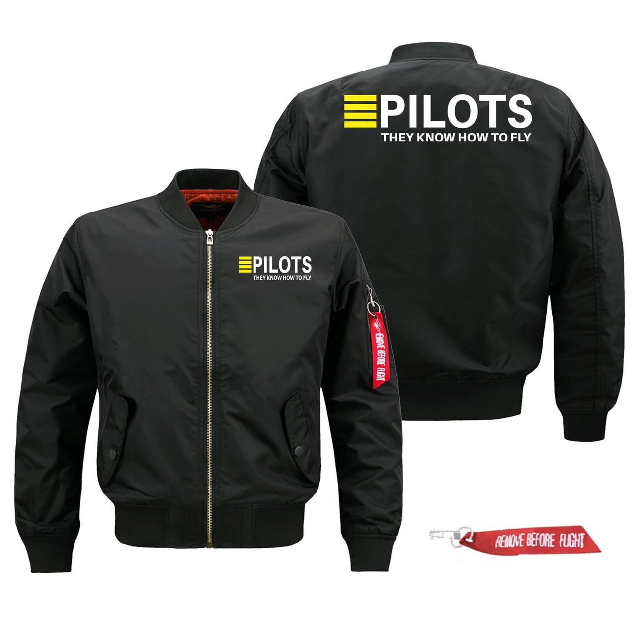 PILOTS They Know How To Fly Designed Pilot Jackets (Customizable)