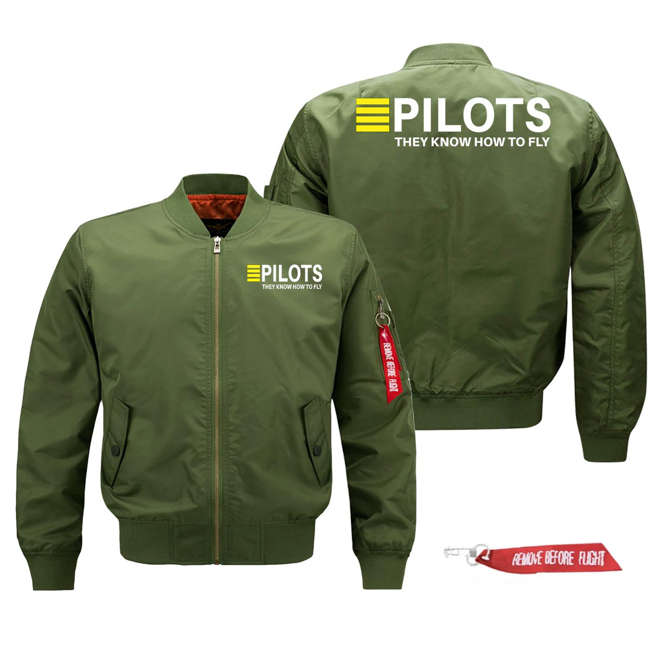 PILOTS They Know How To Fly Designed Pilot Jackets (Customizable)