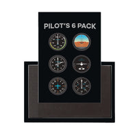 Thumbnail for Pilot's Six Pack Designed Magnet Pilot Eyes Store 