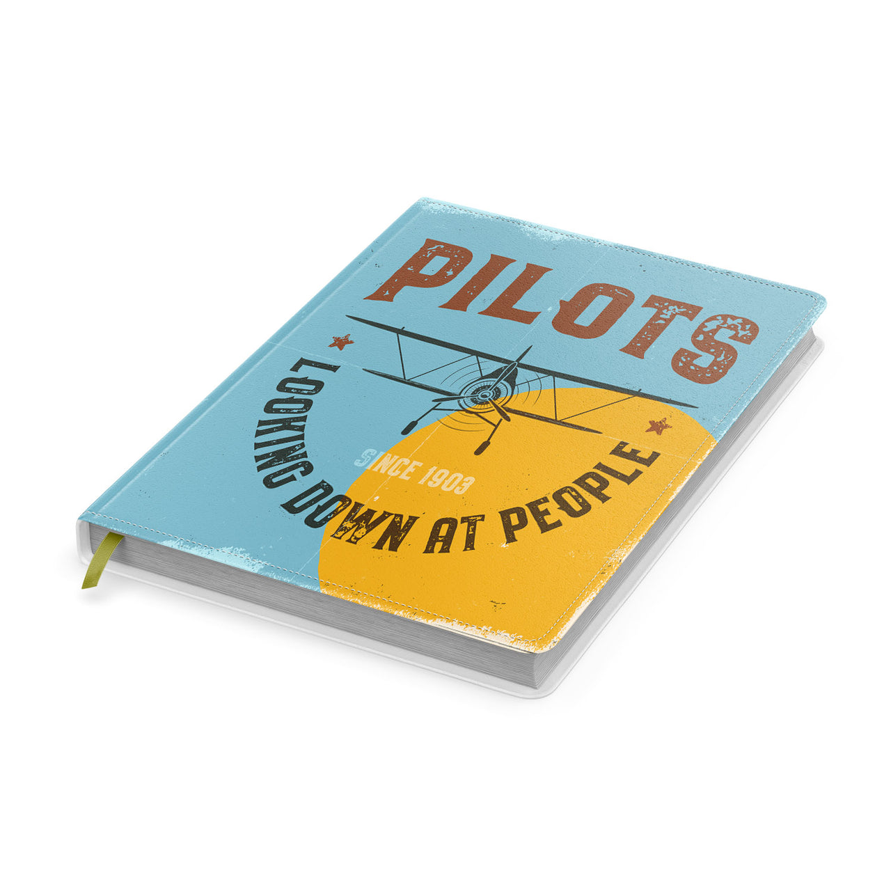 Pilots Looking Down at People Since 1903 Designed Notebooks