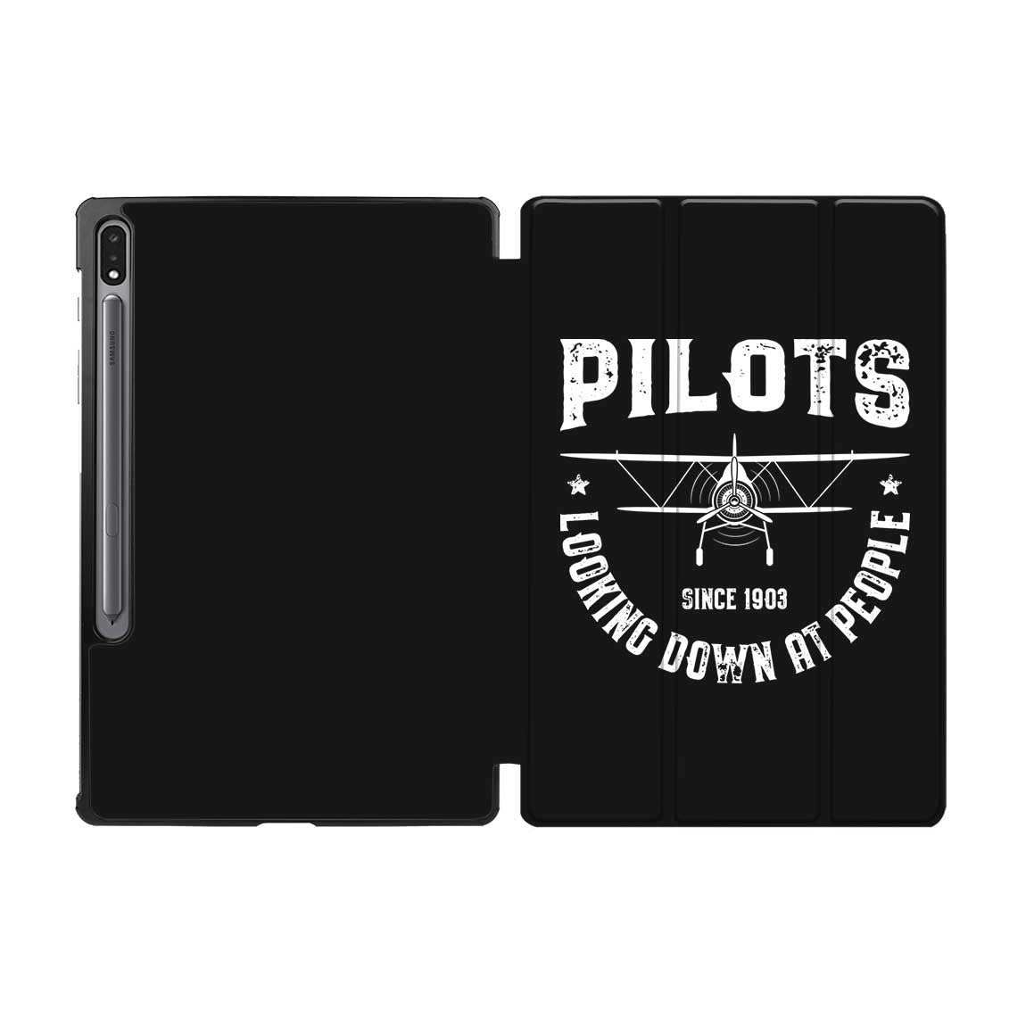 Pilots Looking Down at People Since 1903 Designed Samsung Tablet Cases