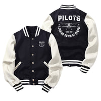Thumbnail for Pilots Looking Down at People Since 1903 Designed Baseball Style Jackets