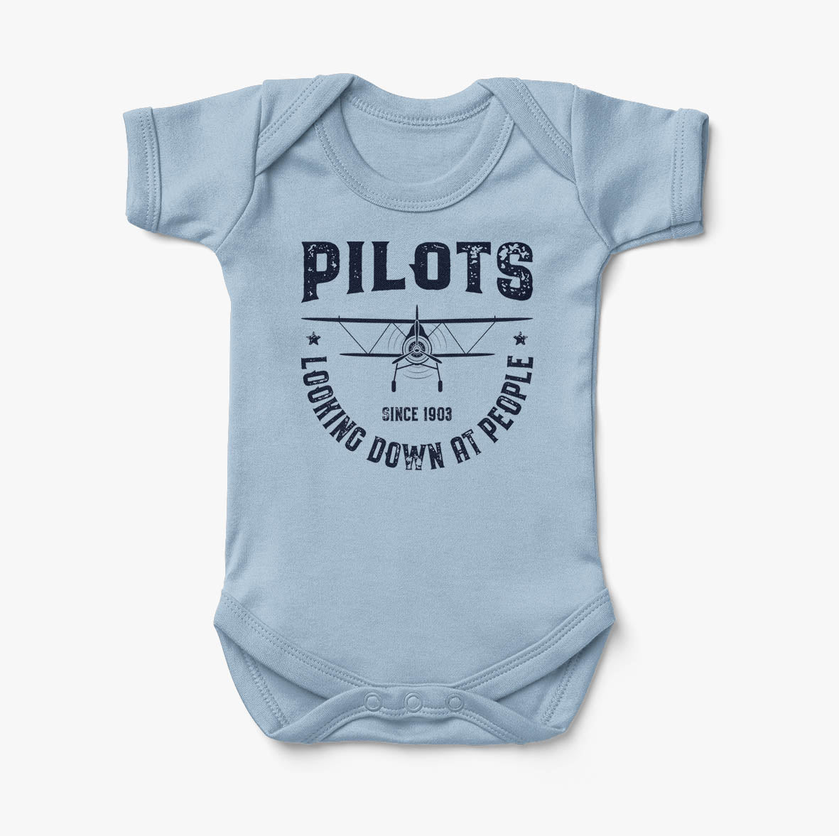 Pilots Looking Down at People Since 1903 Designed Baby Bodysuits