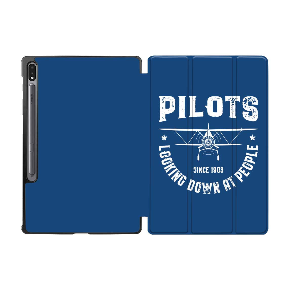 Pilots Looking Down at People Since 1903 Designed Samsung Tablet Cases