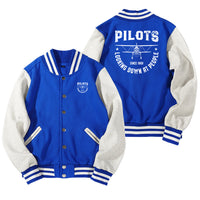 Thumbnail for Pilots Looking Down at People Since 1903 Designed Baseball Style Jackets