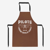 Thumbnail for Pilots Looking Down at People Since 1903 Designed Kitchen Aprons