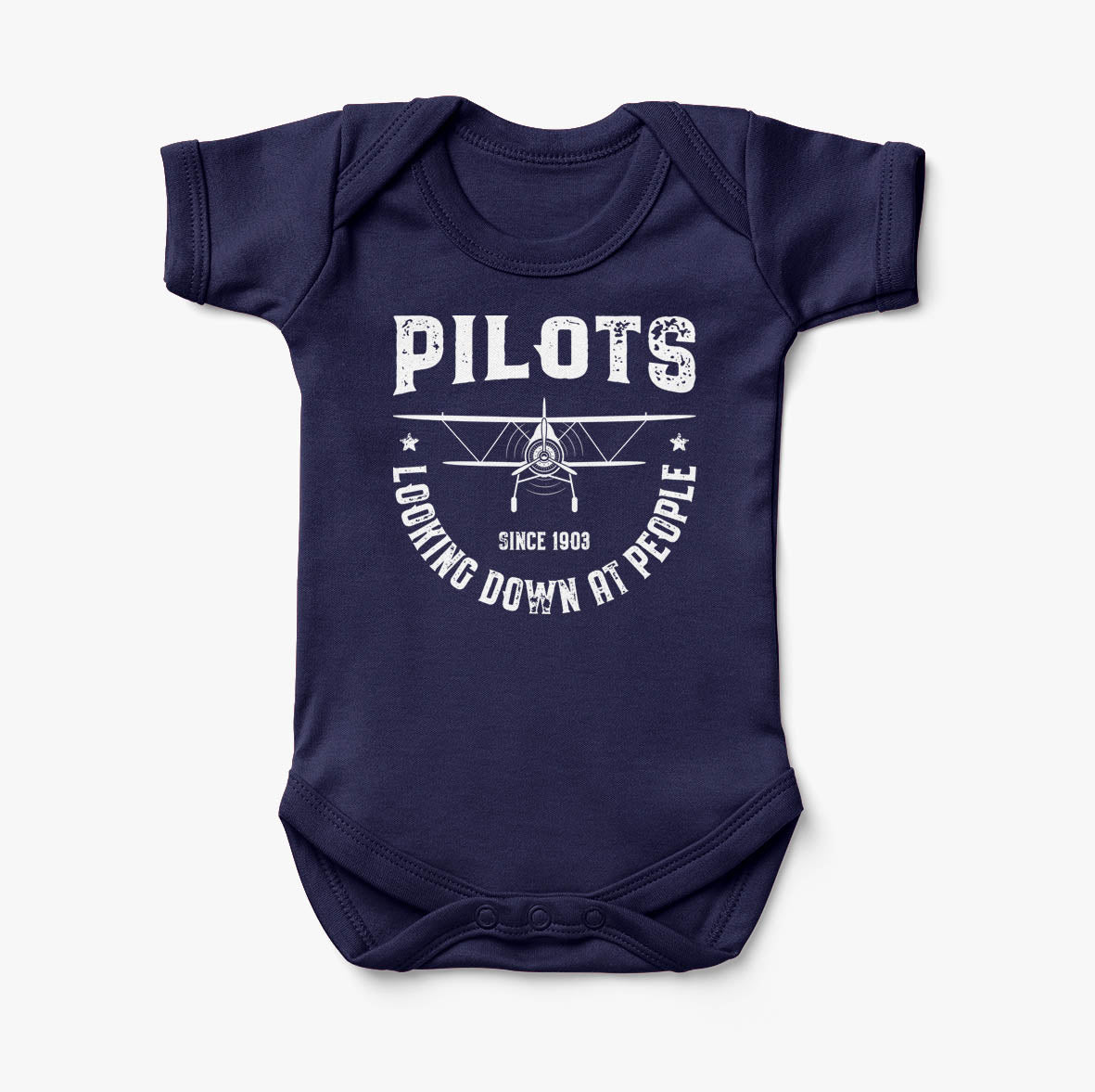 Pilots Looking Down at People Since 1903 Designed Baby Bodysuits