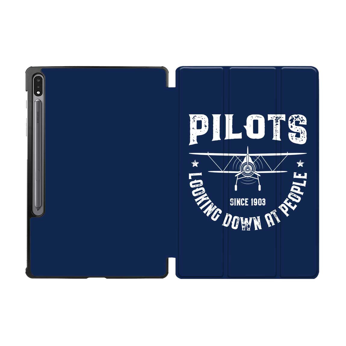 Pilots Looking Down at People Since 1903 Designed Samsung Tablet Cases