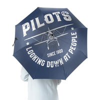 Thumbnail for Pilots Looking Down at People Since 1903 Designed Umbrella