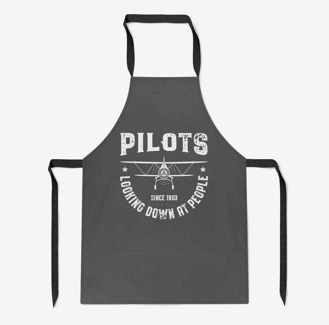Pilots Looking Down at People Since 1903 Designed Kitchen Aprons