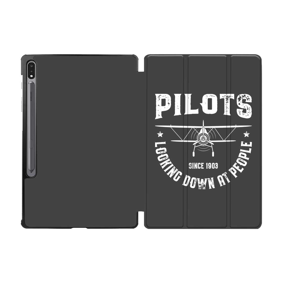 Pilots Looking Down at People Since 1903 Designed Samsung Tablet Cases