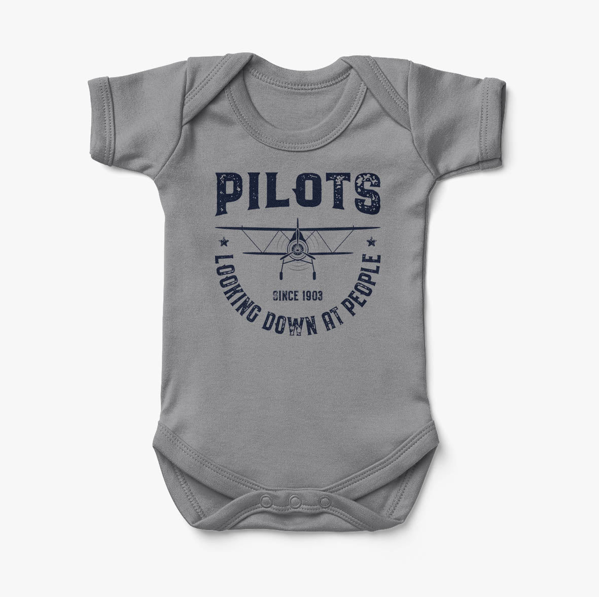 Pilots Looking Down at People Since 1903 Designed Baby Bodysuits