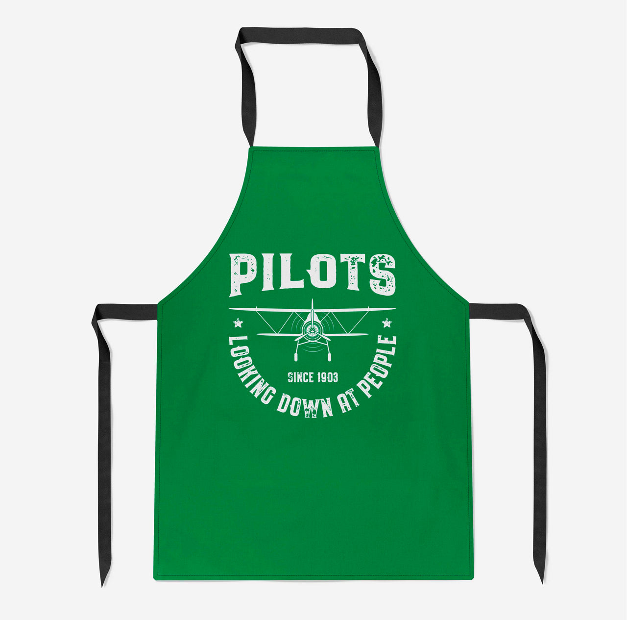 Pilots Looking Down at People Since 1903 Designed Kitchen Aprons