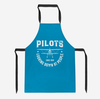 Thumbnail for Pilots Looking Down at People Since 1903 Designed Kitchen Aprons