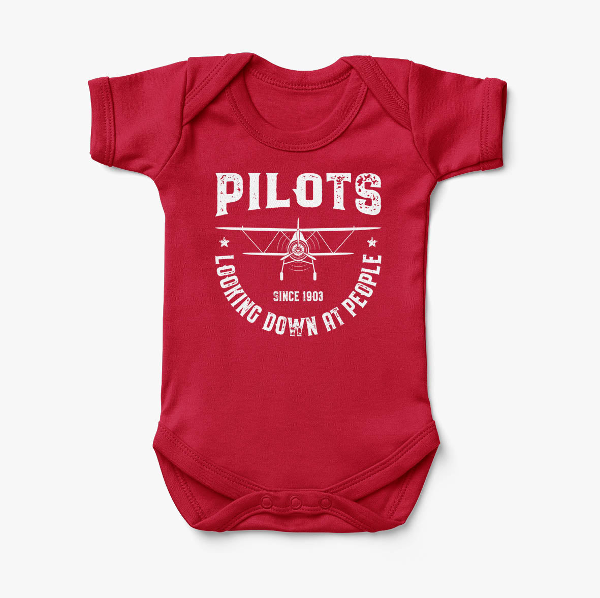 Pilots Looking Down at People Since 1903 Designed Baby Bodysuits