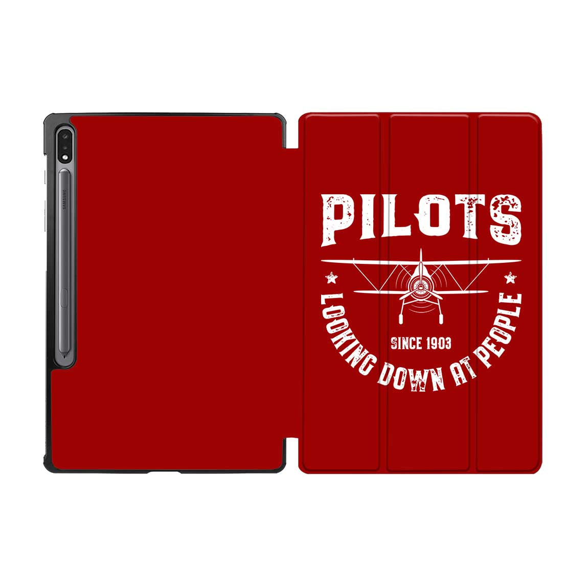 Pilots Looking Down at People Since 1903 Designed Samsung Tablet Cases