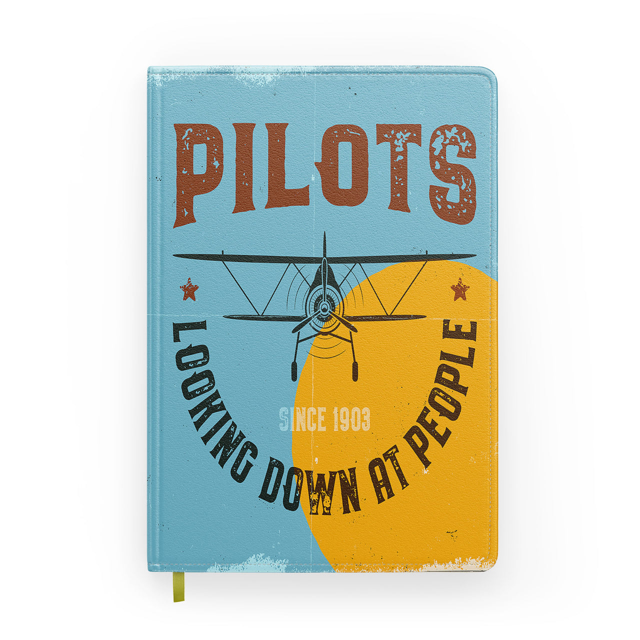Pilots Looking Down at People Since 1903 Designed Notebooks