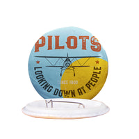 Thumbnail for Pilots Looking Down at People Since 1903 Designed Pins
