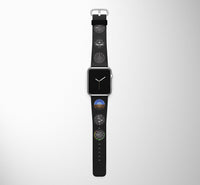 Thumbnail for Pilots Six Pack Designed Leather Apple Watch Straps