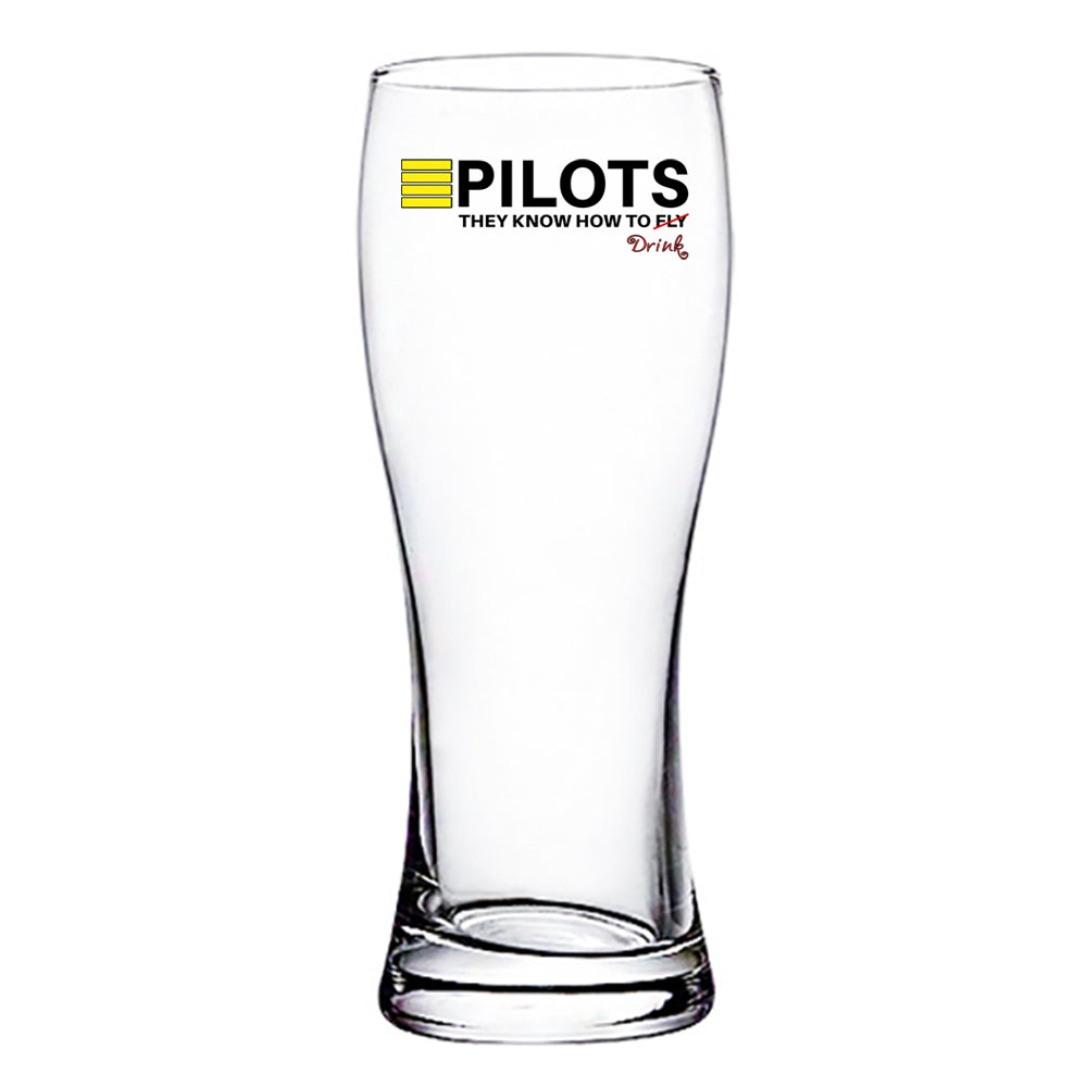 Pilots They Know How To Drink Designed Pilsner Beer Glasses