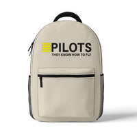 Thumbnail for Pilots They Know How To Fly Designed 3D Backpacks
