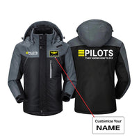 Thumbnail for Pilots They Know How To Fly Designed Thick Winter Jackets