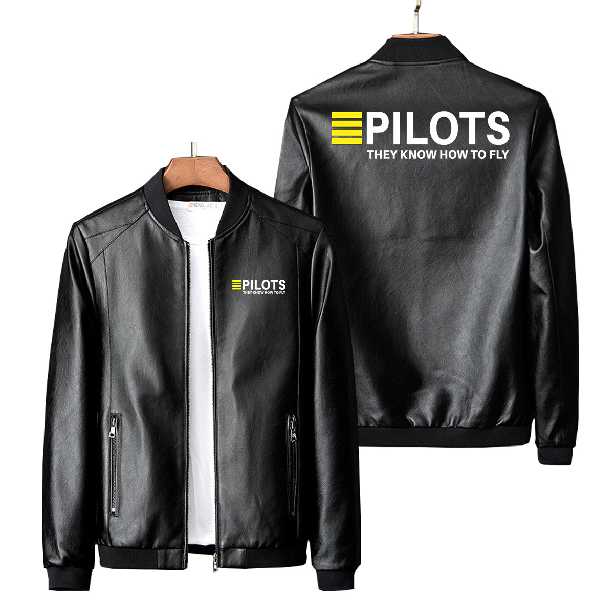 Pilots They Know How To Fly Designed PU Leather Jackets