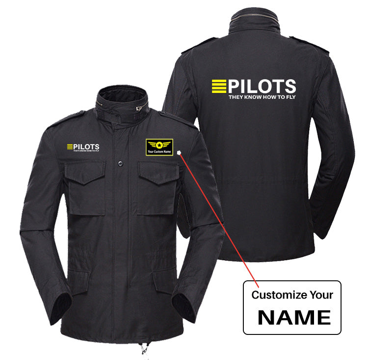 Pilots They Know How To Fly Designed Military Coats