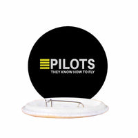 Thumbnail for Pilots They Know How To Fly Designed Pins