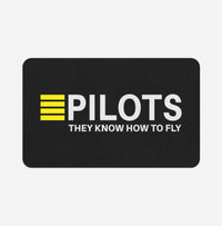Thumbnail for Pilots They Know How To Fly Designed Bath Mats