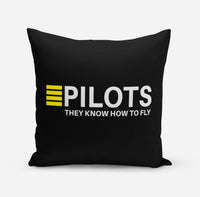 Thumbnail for Pilots They Know How To Fly Designed Pillows