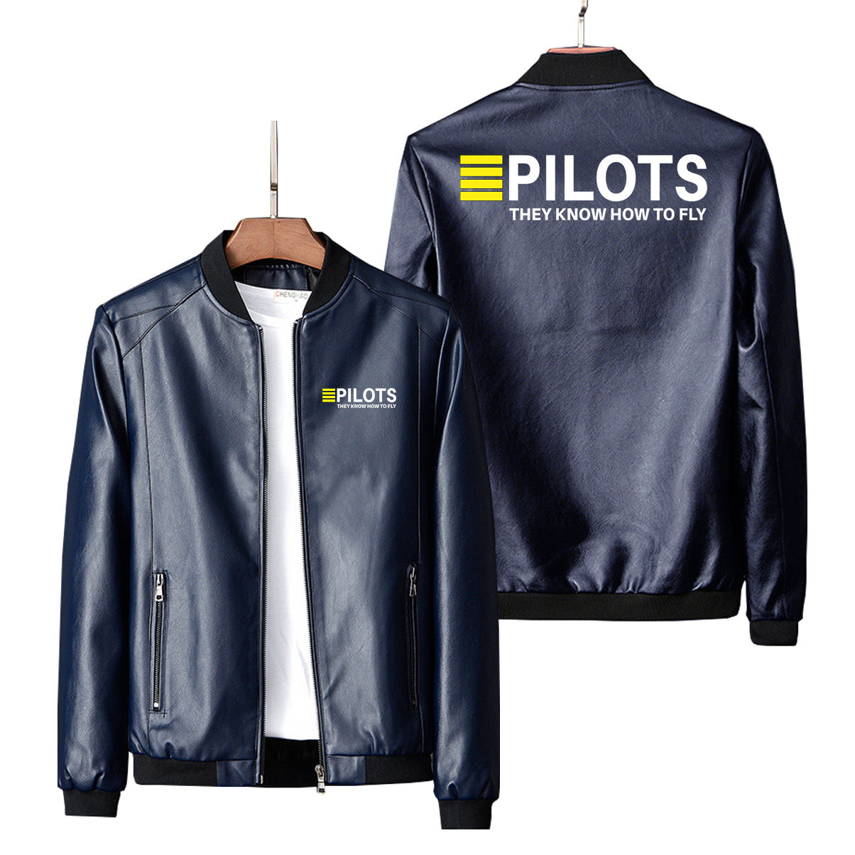 Pilots They Know How To Fly Designed PU Leather Jackets