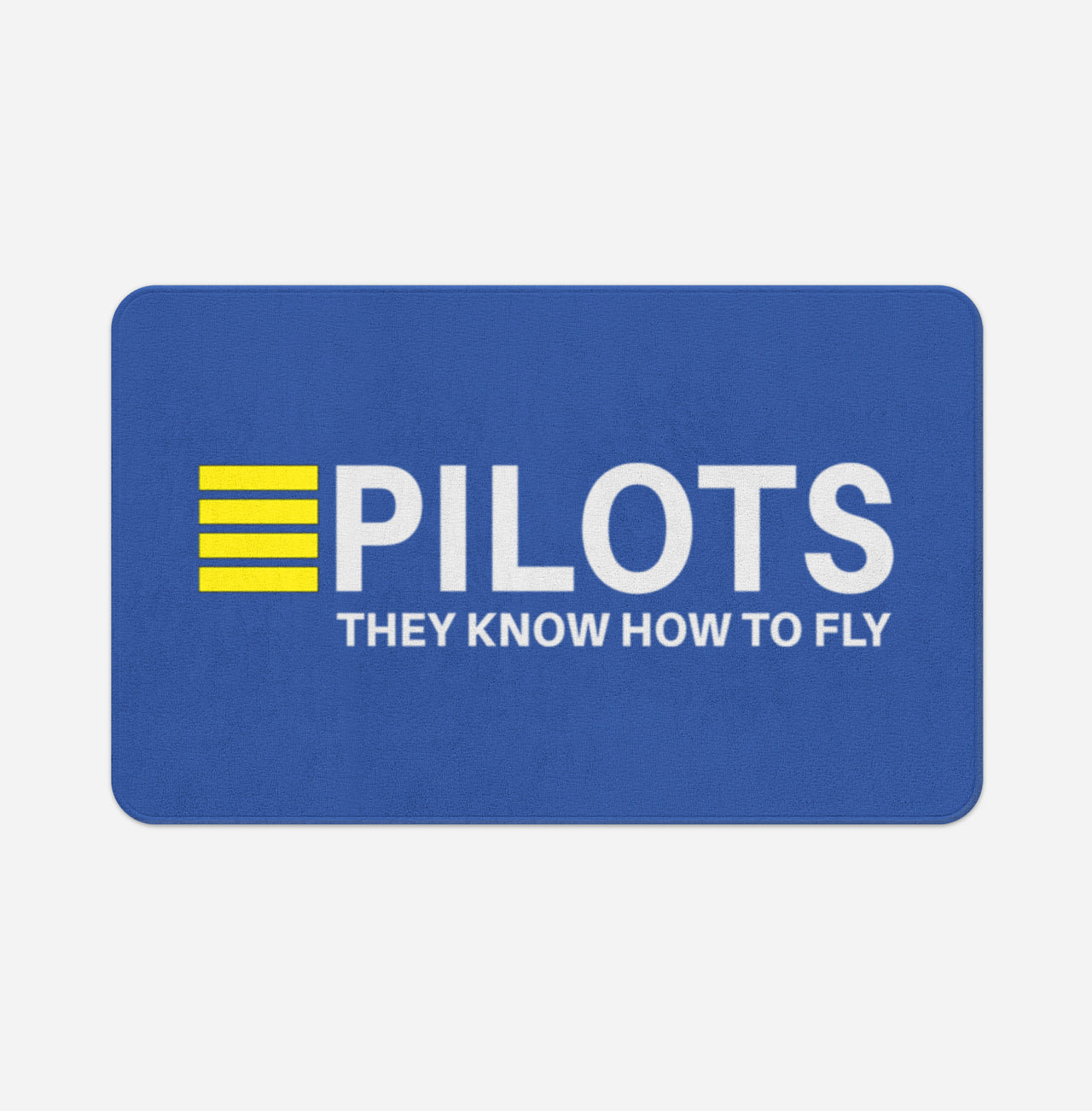 Pilots They Know How To Fly Designed Bath Mats