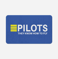 Thumbnail for Pilots They Know How To Fly Designed Bath Mats