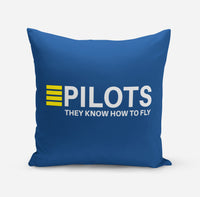 Thumbnail for Pilots They Know How To Fly Designed Pillows