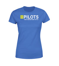 Thumbnail for Pilots They Know How To Fly Designed Women T-Shirts