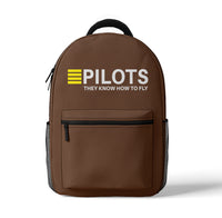 Thumbnail for Pilots They Know How To Fly Designed 3D Backpacks