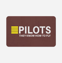 Thumbnail for Pilots They Know How To Fly Designed Bath Mats