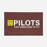 Thumbnail for Pilots They Know How To Fly Designed Door Mats