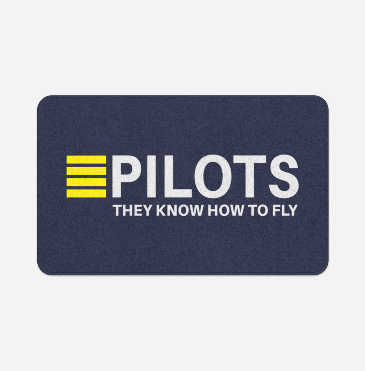 Pilots They Know How To Fly Designed Bath Mats