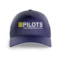 Thumbnail for Pilots They Know How To Fly Printed Hats