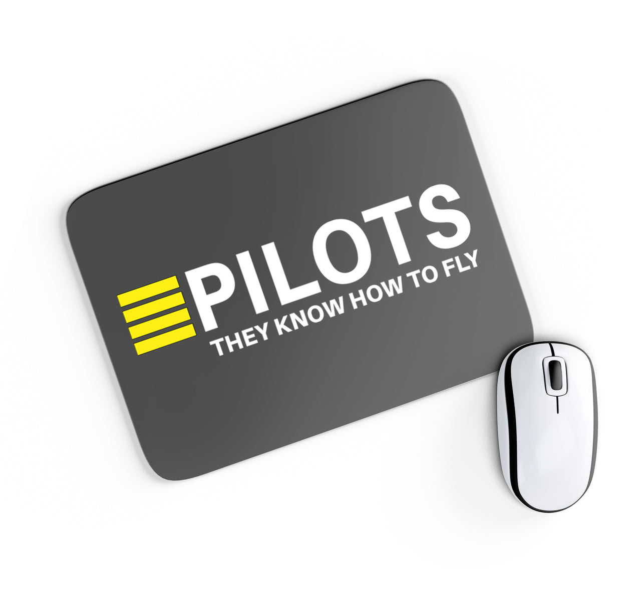 Pilots They Know How To Fly Designed Mouse Pads